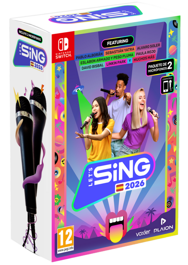 Let´s Sing 2026 + 2 Micros SWITCH