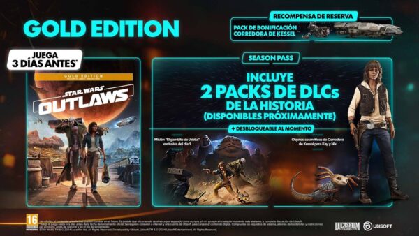 Star Wars: Outlaws - Gold Edition SERIES X/S