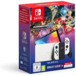 Consola Nintendo Switch Oled + Mario Kart 8 Deluxe + 12 Meses NSO