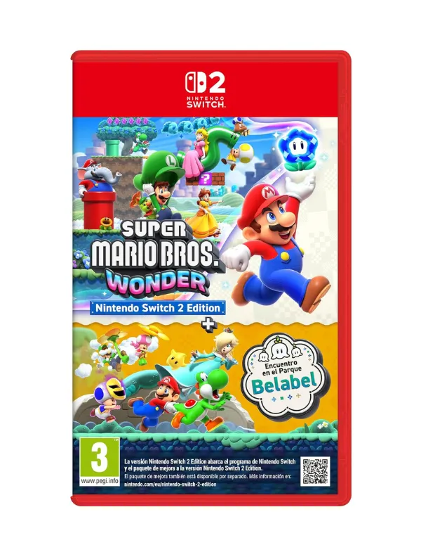 Super Mario Bros. Wonder Nintendo Switch 2 Edition + Encuentro en el Parque Belabel Switch 2