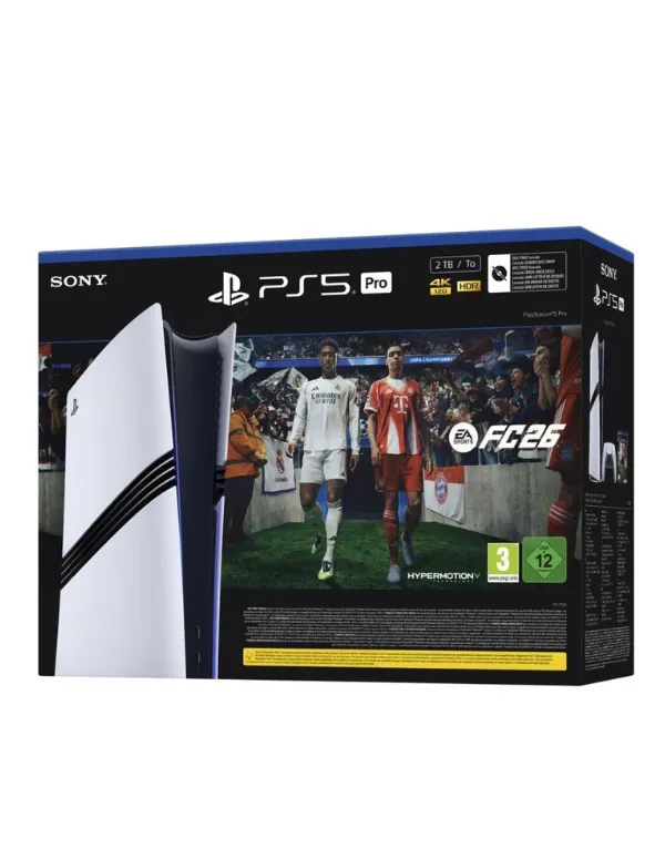 Consola PS5 Pro 2TB + EA Sports FC 26 (Código de descarga)