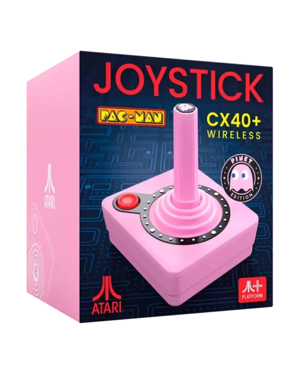 Atari CX40+ Wireless Joystick Rosa