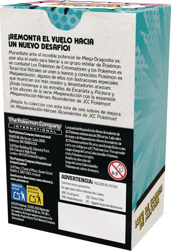Heroes Ascendentes Booster Bundle Español TCG Pokémon