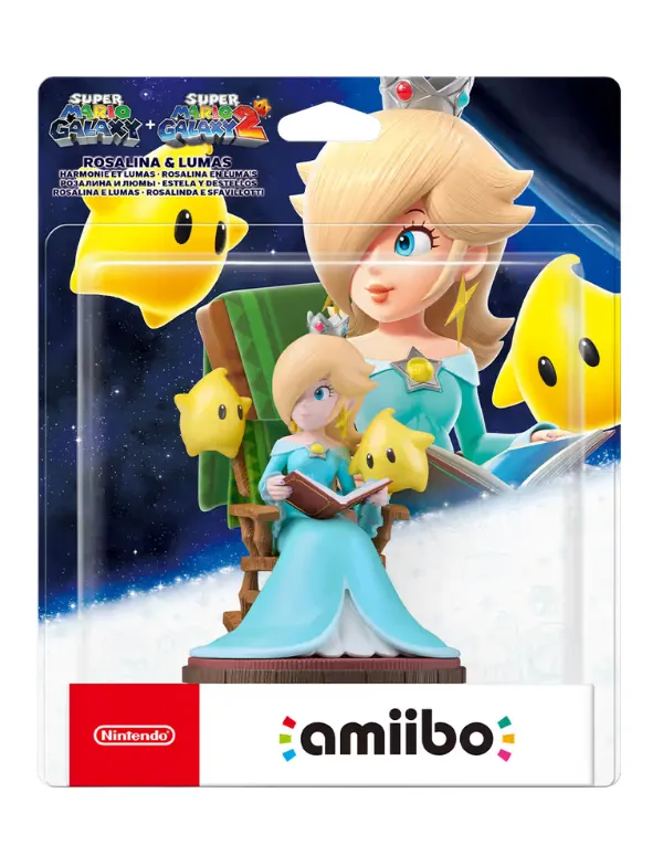 Amiibo de Estela y Destellos (Super Mario Galaxy + Super Mario Galaxy 2)