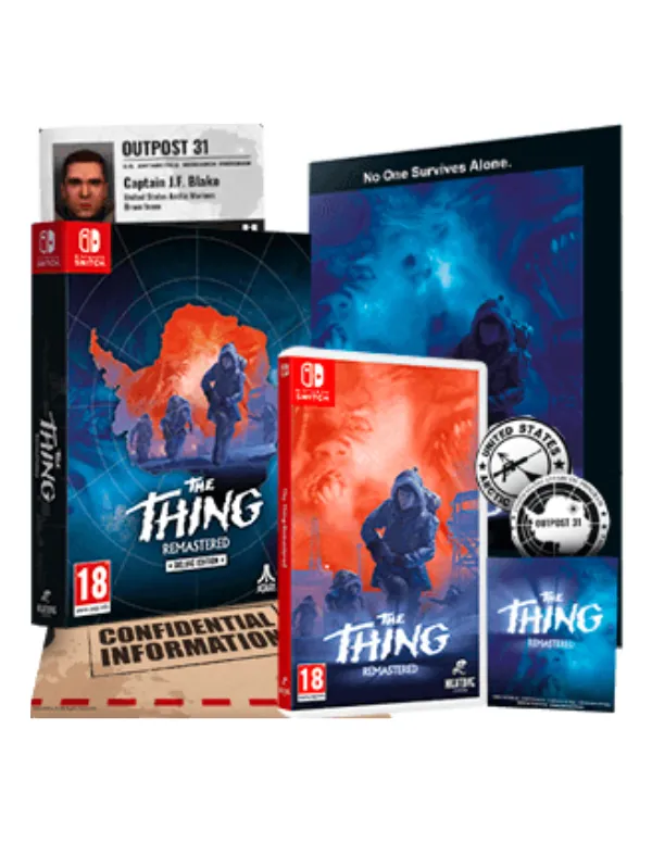 The Thing: Remastered Deluxe SWITCH (Importación)