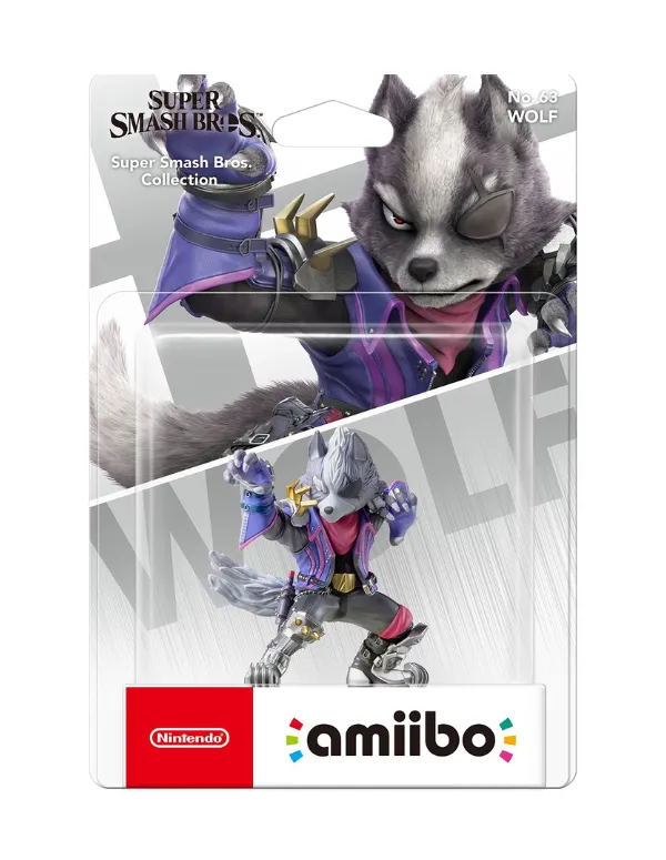 Amiibo Wolf Super Smash Bros Nº63