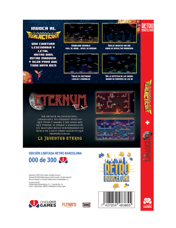 Galacticon & Eternum Ex: Double Pack – Edición Exclusiva RETROBARCELONA SWITCH