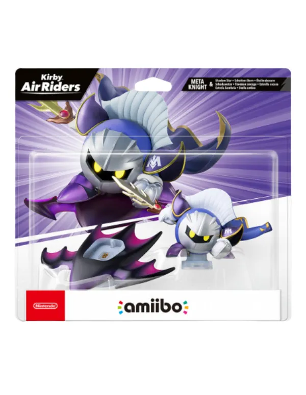 Amiibo Meta Knight y Shadow Star Coleccion Kirby Air Riders