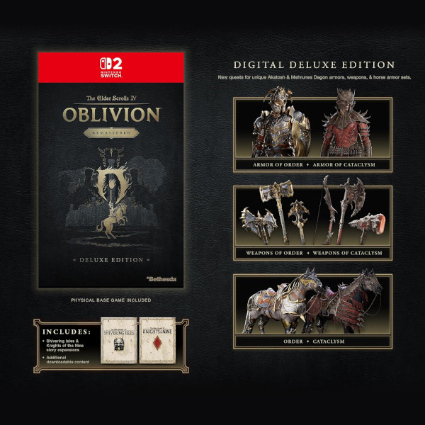 RESERVA The Elder Scrolls IV Oblivion: Remastered Edición Deluxe - SWITCH 2