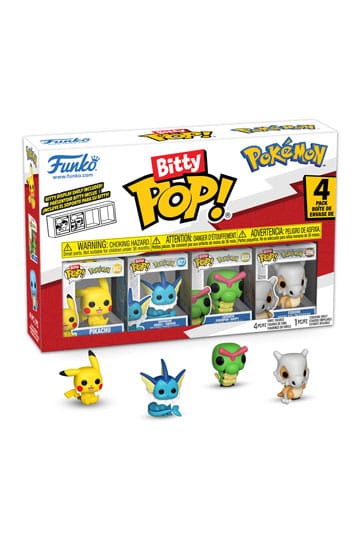 Bitty Pop Pikachu Pack de 4  2,5cm