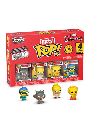 Bitty Pop Los Simpsom Scratchy Pack 4- 2,5cm