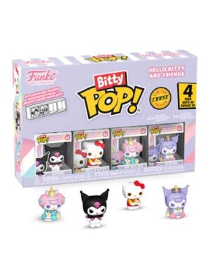 Bitty Pop Kuromi Hello Kitty Pack 4 2,5cm