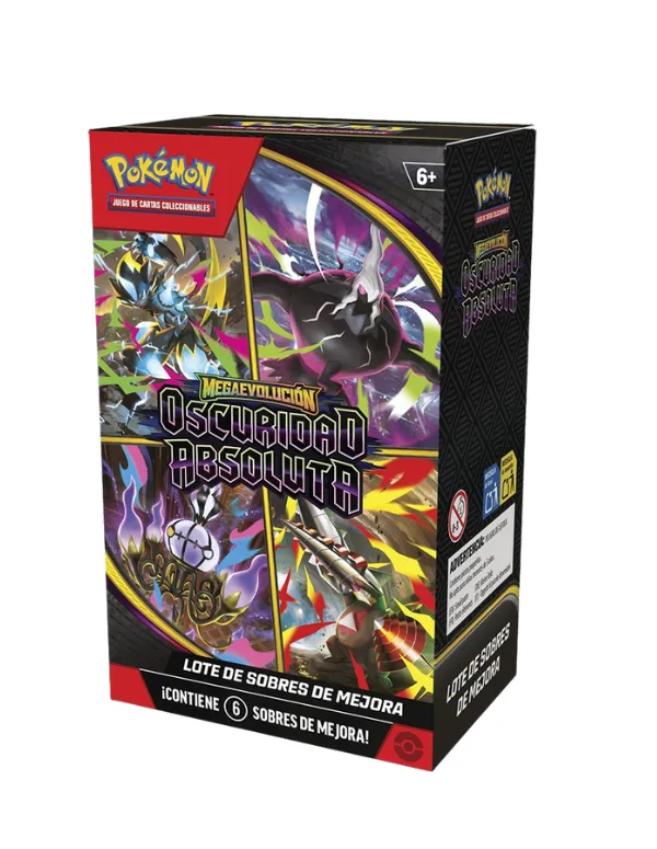 Pokemon JCC: Megaevolución - Oscuridad Absoluta (Lote de Sobres de Mejora)