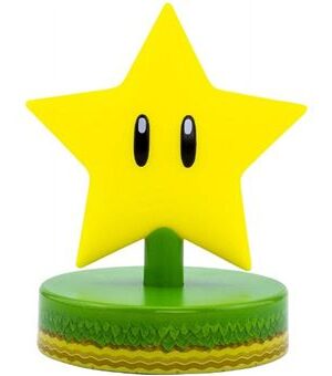 Lampara Mario Bros super star icon light v3