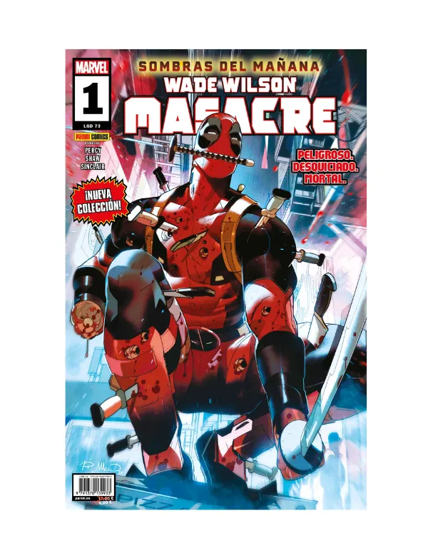 Wade Wilson: Masacre Nº01 (Portada Alternativa Simone di Meo)