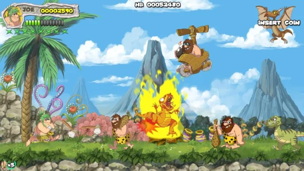 New Joe and Mac Caveman Ninja PS5